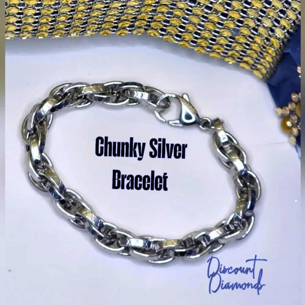 Men's Sleek Stainless Steel Bracelet